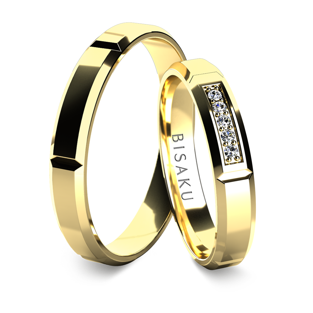 Dream In Delight Gold Couple Bands