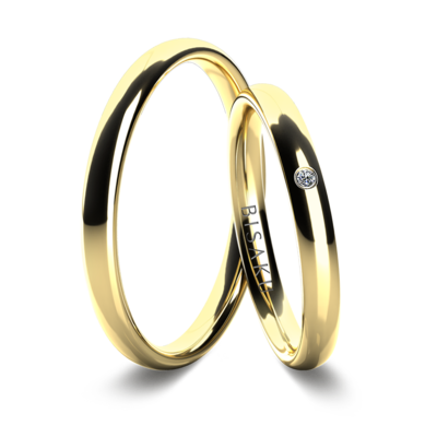 Wedding rings yellow gold IvyII