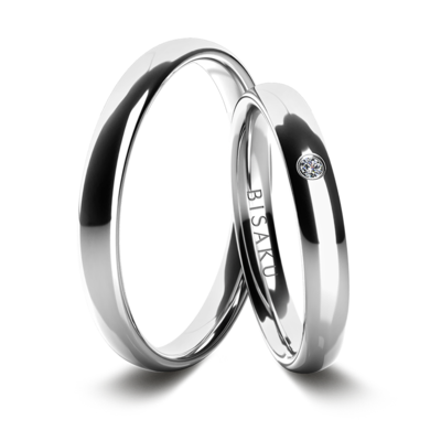 Wedding rings white gold IvyIII