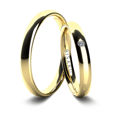 Wedding rings yellow gold IvyIII