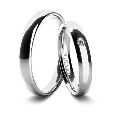 Wedding rings white gold IvyIV