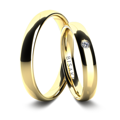 Wedding rings yellow gold IvyIV