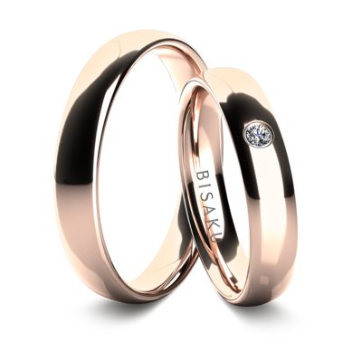 Wedding rings rose gold IvyV