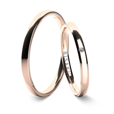 Wedding rings rose gold KaiI