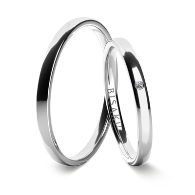 Wedding rings white gold KaiI