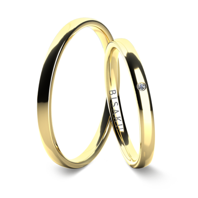 Wedding rings yellow gold KaiI
