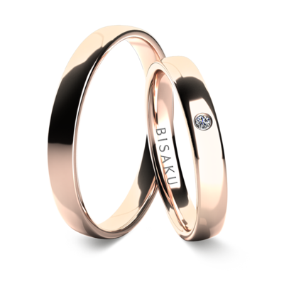 Wedding rings rose gold KaiIII