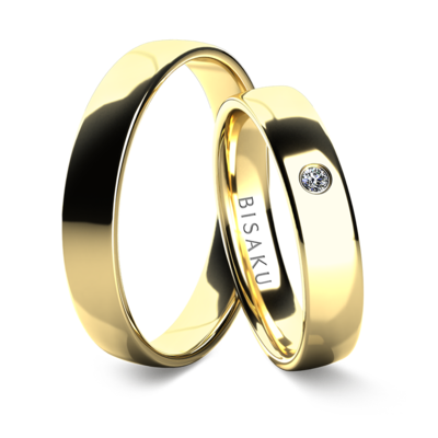 Wedding rings yellow gold KaiV