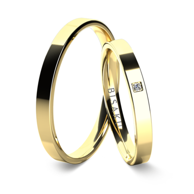 Wedding rings yellow gold JacobI