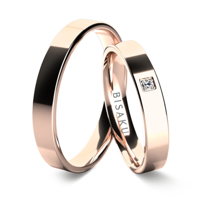 Wedding rings rose gold JacobIII