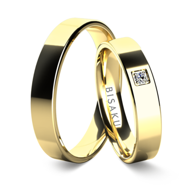 Wedding rings yellow gold JacobIV