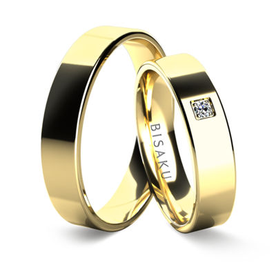 Wedding rings yellow gold JacobV