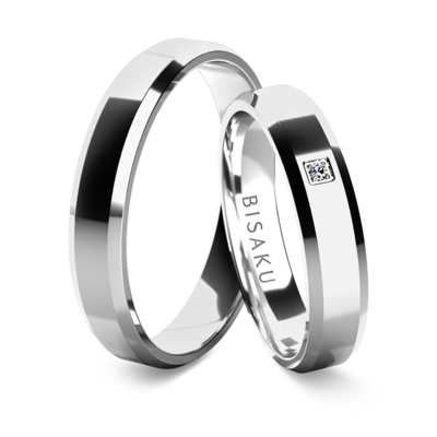 Wedding rings white gold DionII