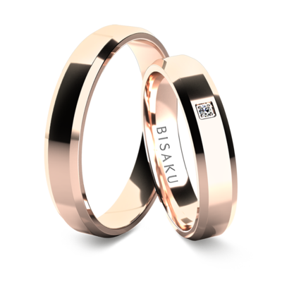 Wedding rings rose gold DionIII