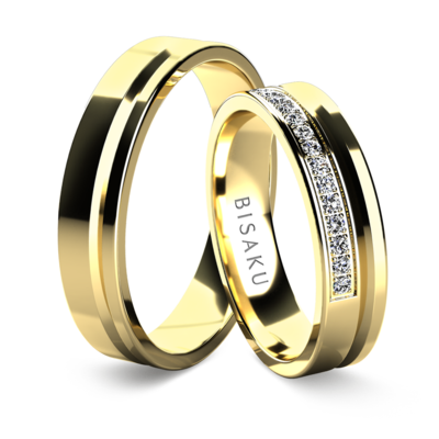 Wedding rings yellow gold Anya