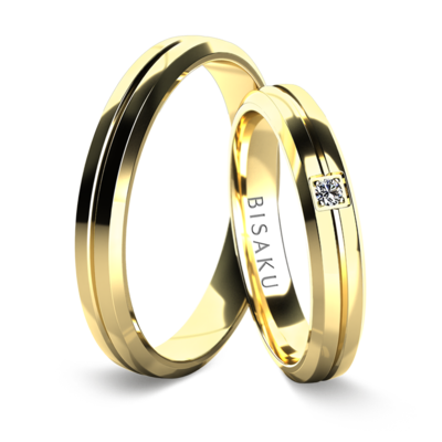 Wedding rings yellow gold TorinI