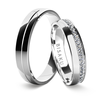 Wedding rings white gold LandonII