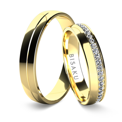 Wedding rings yellow gold LandonII