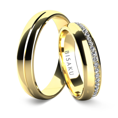 Wedding rings yellow gold KinsleyII