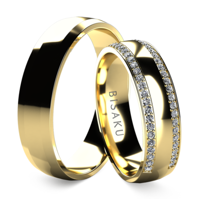 Wedding rings yellow gold RheaI