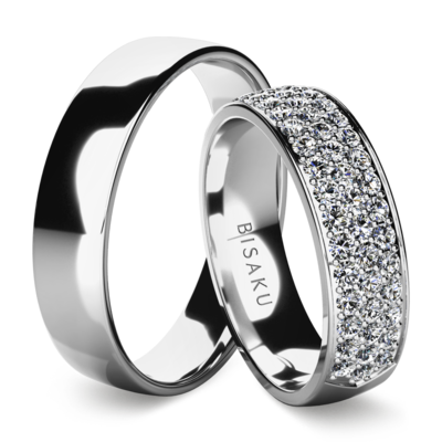 Wedding rings white gold Frances