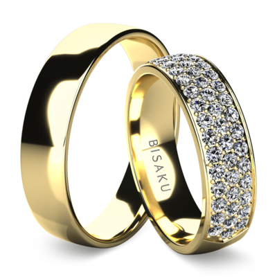Wedding rings yellow gold Frances
