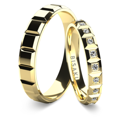 Wedding rings yellow gold CalixI