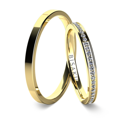 Wedding rings yellow gold KaelI