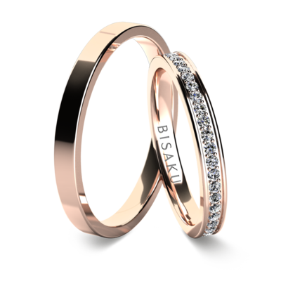 Wedding rings rose gold KaelII