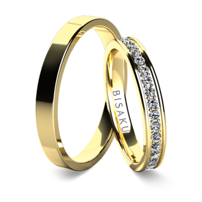 Wedding rings yellow gold KaelIII