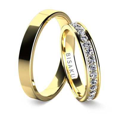 Wedding rings yellow gold KaelIV
