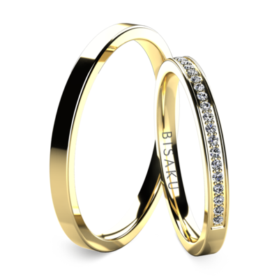 Wedding rings yellow gold NolaI