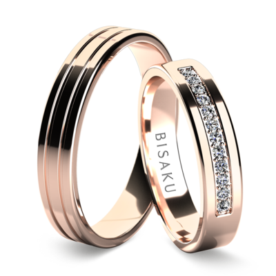 Wedding rings rose gold MiriamI