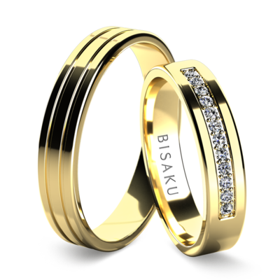 Wedding rings yellow gold MiriamI