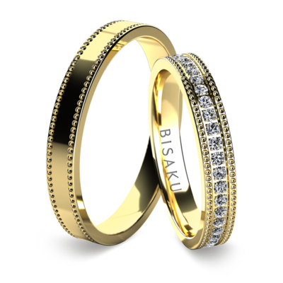 Wedding rings yellow gold AmarinI