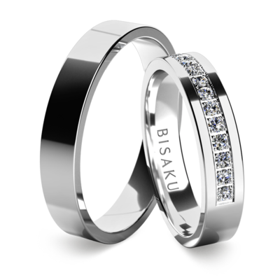 Wedding rings white gold Maren