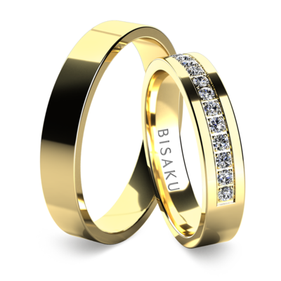 Wedding rings yellow gold Maren