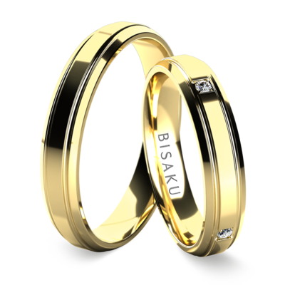 Wedding rings yellow gold Nell