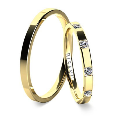 Wedding rings yellow gold Enis