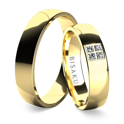 Wedding rings yellow gold Darius