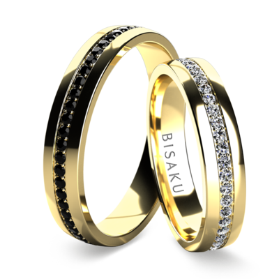 Wedding rings yellow gold Liliana