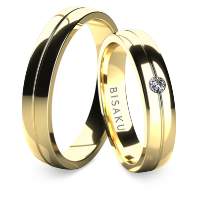 Wedding rings yellow gold Tilia