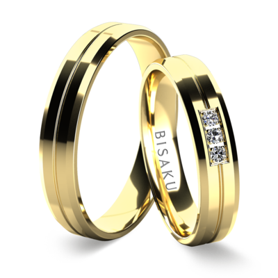 Wedding rings yellow gold Desta
