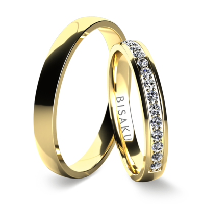 Wedding rings yellow gold Mellie
