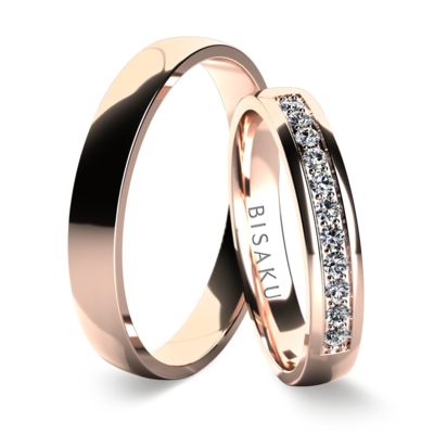Wedding rings rose gold Lipa