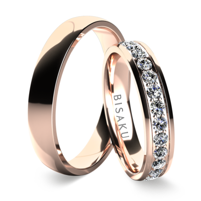 Wedding rings rose gold TorilI