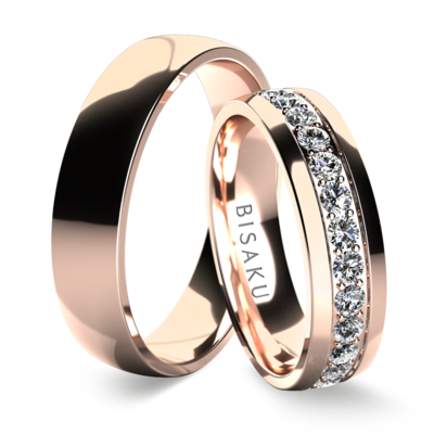 Wedding rings rose gold TorilII