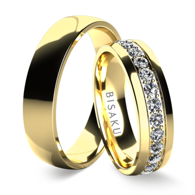 Wedding rings yellow gold TorilII