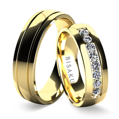 Wedding rings yellow gold VelvetII