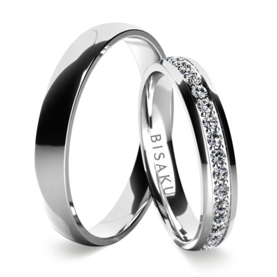 Wedding rings white gold ZandraI